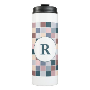 Coole blokken, elegante kleuren thermosbeker