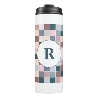 Coole blokken, elegante kleuren thermosbeker