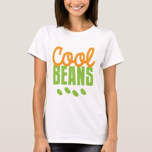 coole bonen t-shirt (Voorkant)