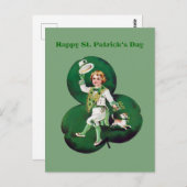 coole boodschap van Saint Patrick's Day Briefkaart (Voorkant / Achterkant)