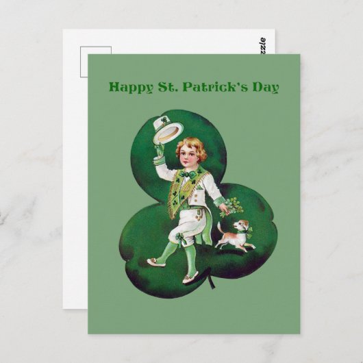 coole boodschap van Saint Patrick's Day Briefkaart (Voorkant / Achterkant)