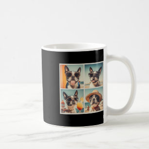 Coole Boston Terrier Zonnebril Honden Zomer Vakant Koffiemok