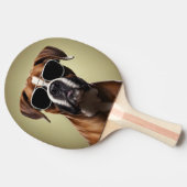 Coole Boxer Hond Tafeltennisbatje (Zijkant)