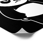 Coole Bruh Panda Mannen Vrouwen Kinderen Tiener Gr Poster (Hoek)