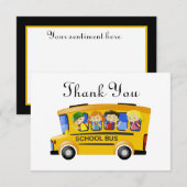 coole buschauffeur dank u voor gevoel bedankkaart (Voorkant / Achterkant)