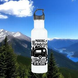 coole camping geheugens woordkunst waterfles 