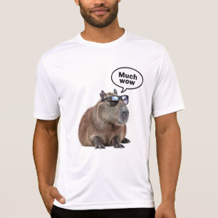 Coole Capybara foto Zonnebril-dragende Capybara T-shirt