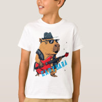 Coole Capybara Rockster Elektrische Gitarist