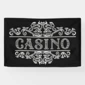 coole casino-liefhebber spandoek (Horizontaal)