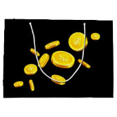 coole casino-munten toevoegen tekst groot cadeauzakje (Achterkant)