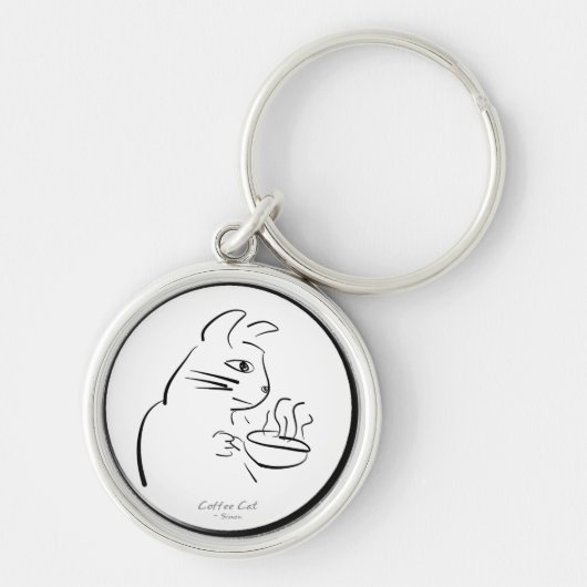 Coole Cat-sleutelhanger Sleutelhanger (Voorkant)