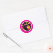 COOLE CHIMP 2 RONDE STICKER (Envelop)