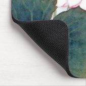 coole chinese lotus leaf roze bloem vlinder muismat (Hoek)