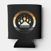 Coole Cirkel Gay Bears Pride Vlag Beer Poot Blikjeskoeler (Achterkant)