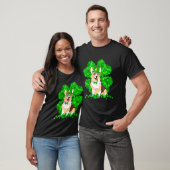 Coole Corgi Hond Ierse Heilige St Patrick Dag T-shirt (Unisex)