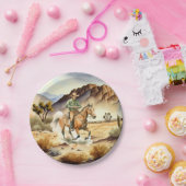 coole cowboy liefhebbers Westerne partij Papieren Bordje (Feest)