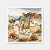 coole cowboy liefhebbers Westerne partij Servet (Voorkant)