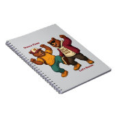 Coole dansende beren notitieboek (Rechterzijde)