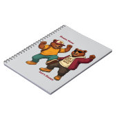 Coole dansende beren notitieboek (Linkerzijde)