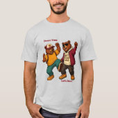 Coole dansende beren t-shirt (Voorkant)