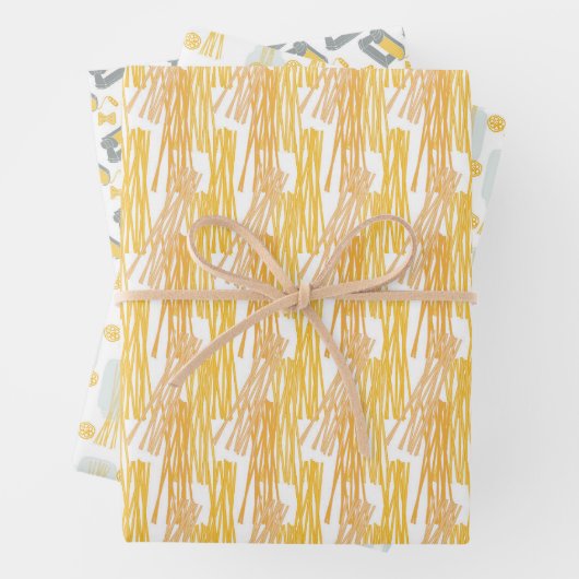 coole deegwaren die getild waren inpakpapier vel (In situ)