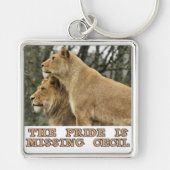 coole design van leeuwen sleutelhanger (Voorkant)