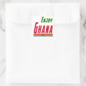 Coole Design voor Ghana Vierkante Sticker (Tas)