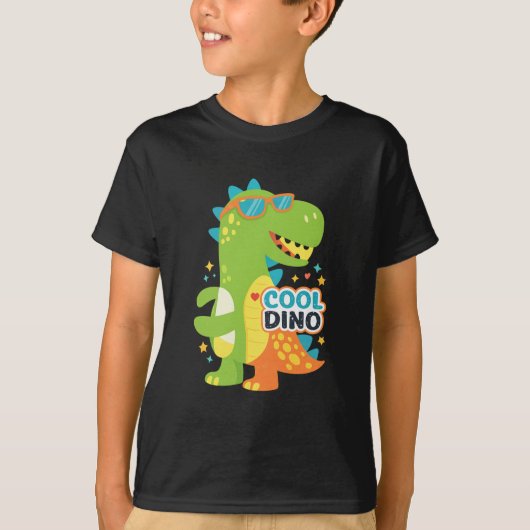 Coole Dino Kids T-shirt (Voorkant)