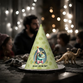 Coole dinosaurus verjaardagsfeestje feesthoedjes