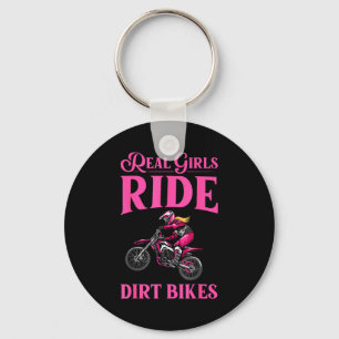 Coole dirt bike kunst voor vrouwen meisjes motocro sleutelhanger
