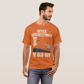 Coole Disc Golf Voor Mannen Vader Opa Disc Golf Sp T-shirt (Voorkant volledig)