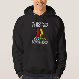 Coole Disco Voor Kinderen Jongens 70s 80s Nachtclu Hoodie