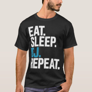 Coole DJ-kunst voor mannen vrouwen Discjockey Muzi T-shirt