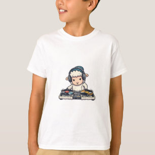 Coole DJ Schaap Hip Hop Beest Kinderen T-shirt