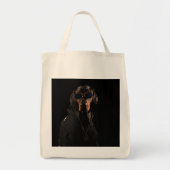 Coole Dobermann Tote Bag (Voorkant)