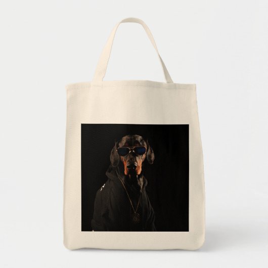 Coole Dobermann Tote Bag (Voorkant)