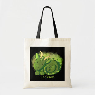 coole draken voegen naam kinder Canvas tas toe
