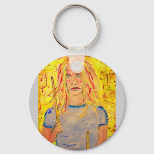 coole drummer sleutelhanger