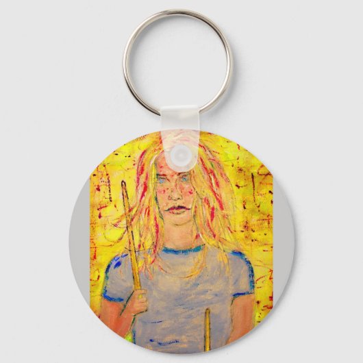 coole drummer sleutelhanger (Voorkant)