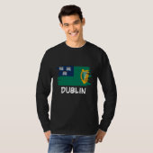 Coole Dublin Vlag T-shirt (Voorkant volledig)