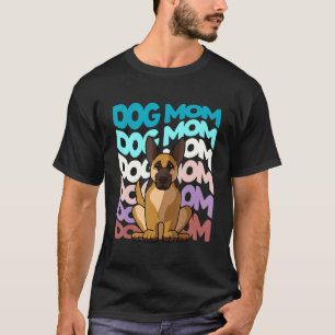 Coole Duitse Herdershond Moeder Retro Vintage Hond T-shirt