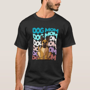 Coole Duitse Herdershond Moeder Retro Vintage Hond T-shirt