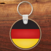 Coole Duitsland Vlag Zegel Sleutelhanger (Voorkant)