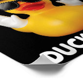 Coole Eend Cruise Boot Grappige Rubber Eend Jacht Poster (Hoek)