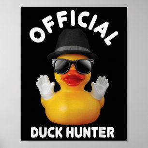 Coole Eend Cruise Boot Grappige Rubber Eend Jacht  Poster
