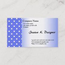 coole , eenvoudige , elegante blue poka stips busi