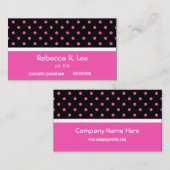 coole , eenvoudige , elegante roze pols business c visitekaartje (Voorkant / Achterkant)
