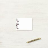 Coole elektrische gitaren cadeau voor muziek liefh post-it® notes (Op bureau)