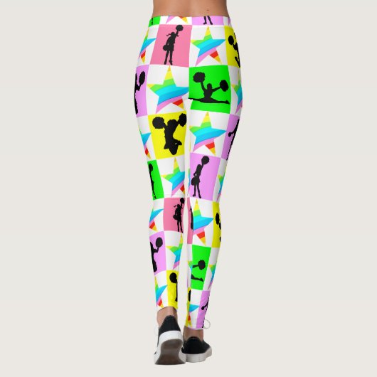 COOLE EN KLEURRIJKE SUPER STAR CHEERLEADER LEGGING (Achterkant)