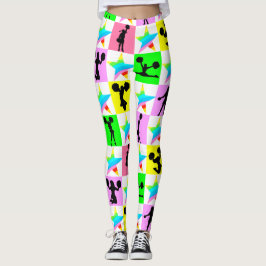 COOLE EN KLEURRIJKE SUPER STAR CHEERLEADER LEGGING